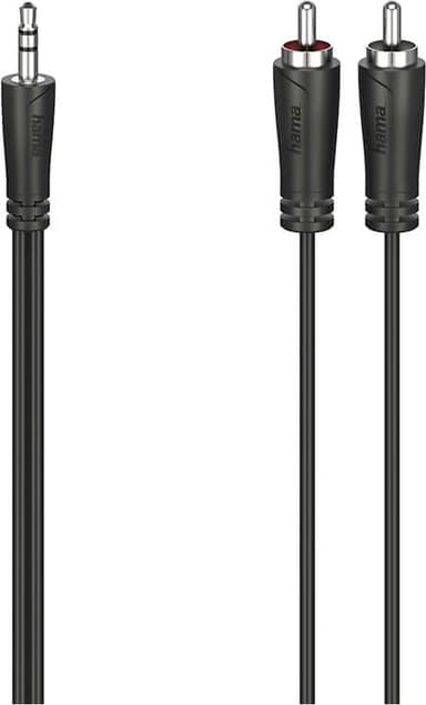 Hama äänikaapeli 3.5mm - 2x RCA (3.0m)