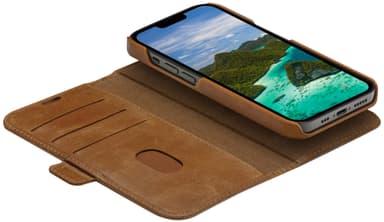 dbramante1928 Lynge iPhone 14 Pro lompakkokotelo (ruskea)