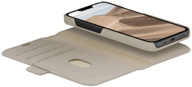 dbramante1928 New York iPhone 14 Plus lompakkokotelo (beige)