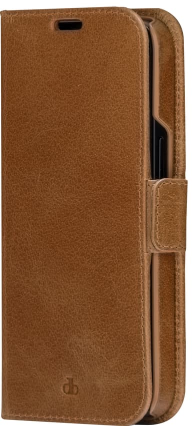 dbramante1928 Lynge iPhone 14 Pro lompakkokotelo (ruskea)