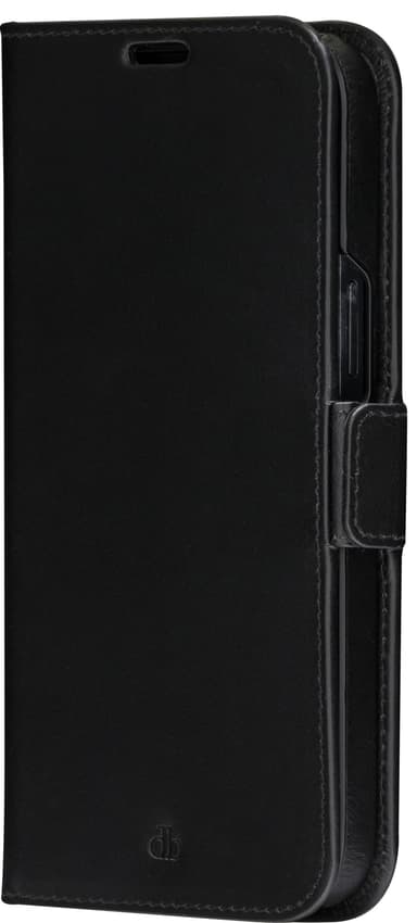 dbramante1928 Lynge iPhone 14 lompakkokotelo (musta)
