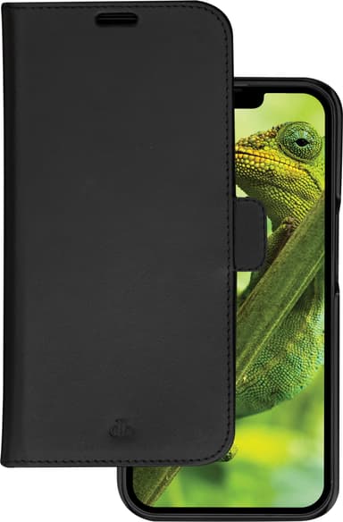 dbramante1928 Lynge iPhone 14 lompakkokotelo (musta)
