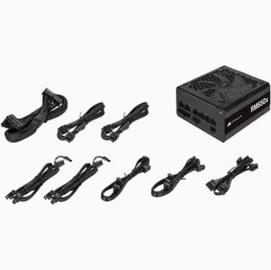 Corsair RM650x virtalähdeyksikkö 650 W 24-pin ATX ATX Musta