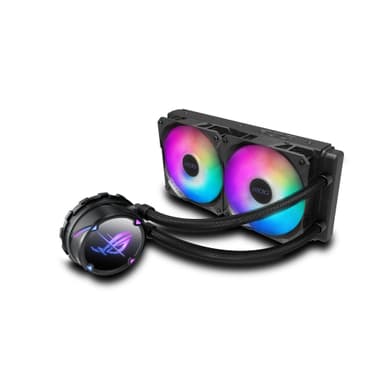 ASUS ROG STRIX LC II 240 ARGB Suoritin All-in-one-nesteenjäähdytin 12 cm Musta, Valkoinen