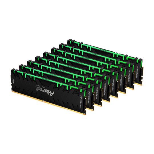 Kingston Technology FURY Renegade RGB muistimoduuli 256 GB 8 x 32 GB DDR4 3200 MHz