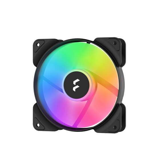 Fractal Design Aspect 12 RGB Tietokonekotelo Tuuletin 12 cm Musta 1 kpl