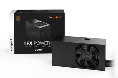 be quiet! TFX POWER 3 300W Bronze virtalähdeyksikkö 20+4 pin ATX Musta