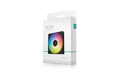 DeepCool FC120-3 IN 1 Tietokonekotelo Tuuletin 12 cm Musta, Vaaleanharmaa
