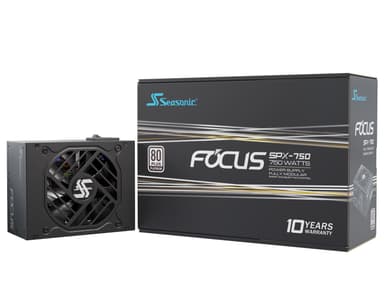 Seasonic FOCUS-SPX-750 virtalähdeyksikkö 750 W 20+4 pin ATX CFX Musta