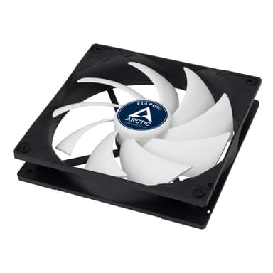 ARCTIC F14 PWM Tietokonekotelo Tuuletin 14 cm Musta, Valkoinen