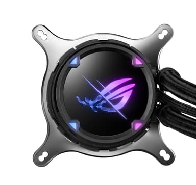 ASUS ROG STRIX LC II 240 ARGB Suoritin All-in-one-nesteenjäähdytin 12 cm Musta, Valkoinen