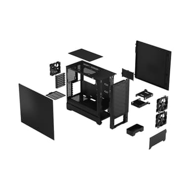 Fractal Pop Air PC-kotelo (musta)