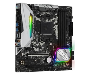 Asrock B450M Steel Legend AMD B450 Kanta AM4 mikro ATX