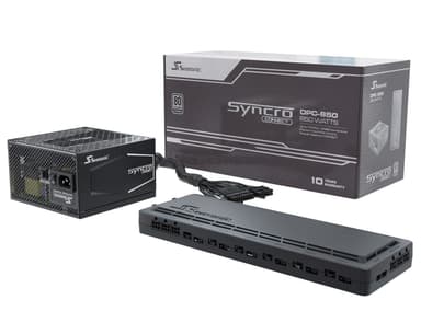 Seasonic SYNCRO-Q704-DPC-850 tietokonekotelo Midi Tower Musta 850 W