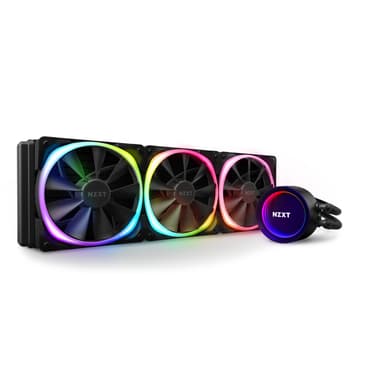 NZXT RL-KRX73-R1 Tietokoneen jäähdytysjärjestelmä Suoritin All-in-one-nesteenjäähdytin 12 cm Musta