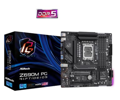 Asrock Z690M PG Riptide/D5 Intel Z690 LGA 1700 mikro ATX
