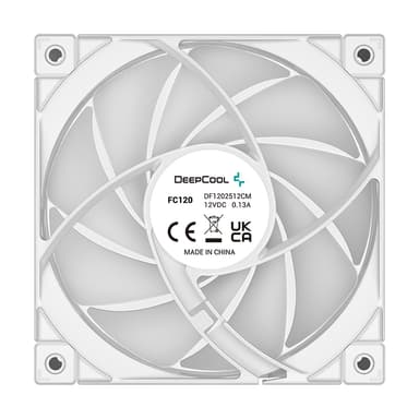 DeepCool FC120-3 IN 1 Tietokonekotelo Tuuletin 12 cm Harmaa, Valkoinen 3 kpl