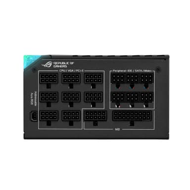 ASUS ROG-THOR-1000P2-GAMING virtalähdeyksikkö 1000 W 24-pin ATX ATX Musta, Hopea