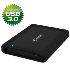 Fantec AluPro U3 Musta 2.5" USB-virta