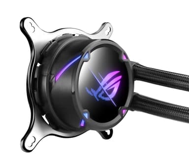 ASUS ROG STRIX LC II 240 ARGB Suoritin All-in-one-nesteenjäähdytin 12 cm Musta, Valkoinen