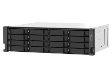 QNAP TS-1673AU-RP-16G NAS- ja tallennuspalvelimet Teline ( 3U ) Ethernet LAN Musta, Harmaa V1500B
