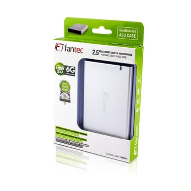 Fantec ALU-15MMU3 HDD-/SSD-kotelo Hopea 2.5"