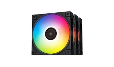 DeepCool FC120-3 IN 1 Tietokonekotelo Tuuletin 12 cm Musta, Vaaleanharmaa