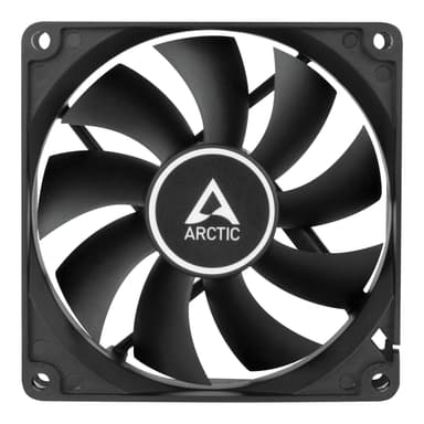 ARCTIC F9 PWM Tietokonekotelo Tuuletin 9,2 cm Musta 1 kpl