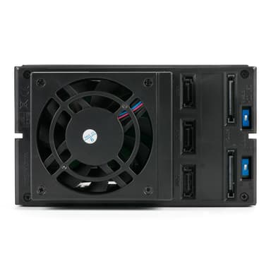 Fantec BP-SA2131 2x 5,25" Liitinpaneeli Musta