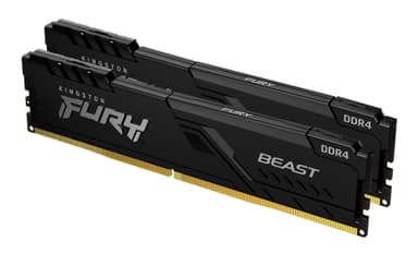 Kingston FURY Beast 16GB DDR4 RAM muisti 3200 MT/s CL16 (musta)