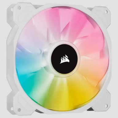 Corsair SP140 RGB ELITE Tietokonekotelo Tuuletin 14 cm Valkoinen 2 kpl