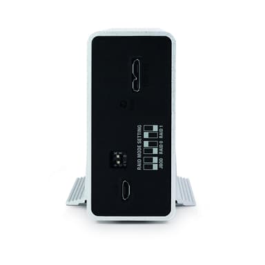 Fantec mobiRAID X2 HDD-/SSD-kotelo Valkoinen 2.5"