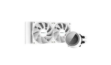 DeepCool GAMMAXX L240 A-RGB WH Suoritin All-in-one-nesteenjäähdytin 12 cm Valkoinen 1 kpl