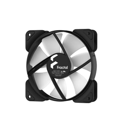Fractal Design Aspect 12 RGB Tietokonekotelo Tuuletin 12 cm Musta 1 kpl