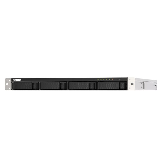 QNAP TS-453DU-RP NAS Teline ( 1U ) Ethernet LAN Musta, Harmaa J4125