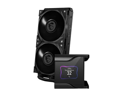 MSI MEG CORELIQUID S280 Tietokoneen jäähdytysjärjestelmä Suoritin All-in-one-nesteenjäähdytin Musta