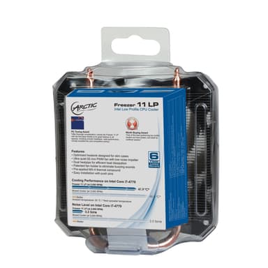 ARCTIC Freezer 11 LP Suoritin Ilmanjäähdytin 9,2 cm Alumiini, Musta, Valkoinen