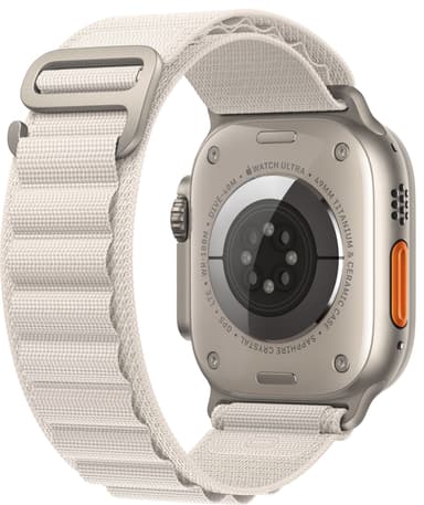 Apple Watch Ultra 49mm GPS+CEL Titanium S (tähtivalkea / Alpine)