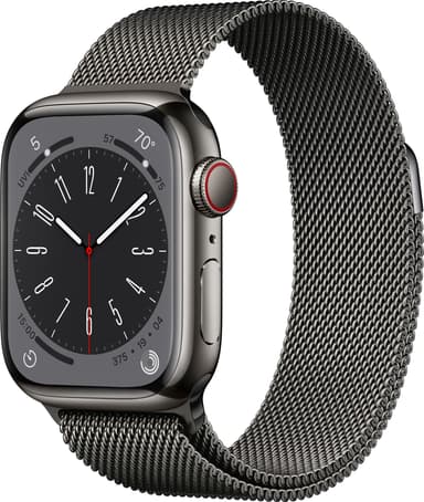 Apple Watch Series 8 41mm Cellular (graf. ruo. ter. / graf. Milanese)