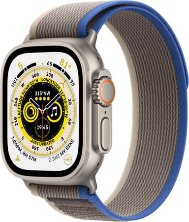 Apple Watch Ultra 49mm GPS+CEL Titanium (sininen/harmaa / Trail)
