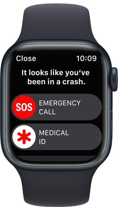 Apple Watch Series 8 41mm GPS (kesk. alu. / kesk. Sport-ranneke)