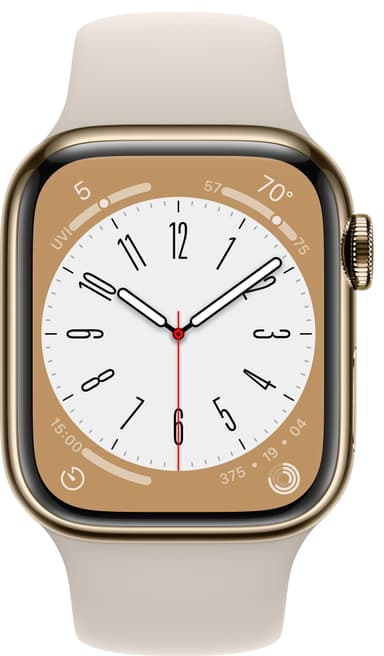 Apple Watch Series 8 41mm Cellular (kul. ru. ter.  / tähtiv. Sport)