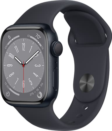 Apple Watch Series 8 41mm GPS (kesk. alu. / kesk. Sport-ranneke)