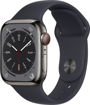 Apple Watch Series 8 41mm Cellular (graf. ruo. ter. / kesk. Sport)