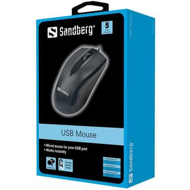Standard USB Mouse, Black