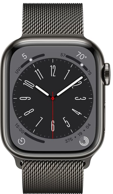 Apple Watch Series 8 41mm Cellular (graf. ruo. ter. / graf. Milanese)