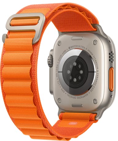 Apple Watch Ultra 49mm GPS+CEL Titanium M (oranssi / Alpine-ranneke)