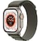 Apple Watch Ultra 49mm GPS+CEL Titanium M (vihreä / Alpine-ranneke)