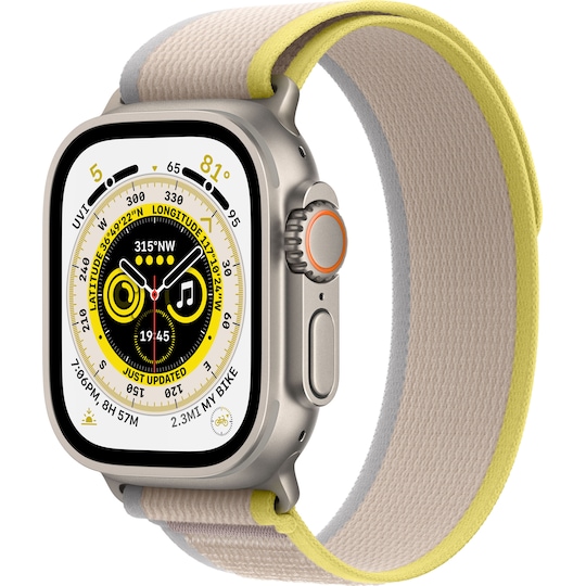 Apple Watch Ultra 49mm GPS+CEL Titanium S/M (keltainen/beige / Trail)
