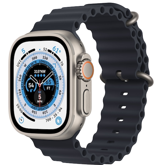 Apple Watch Ultra 49mm GPS+CEL Titanium (keskiyönsininen / Ocean)